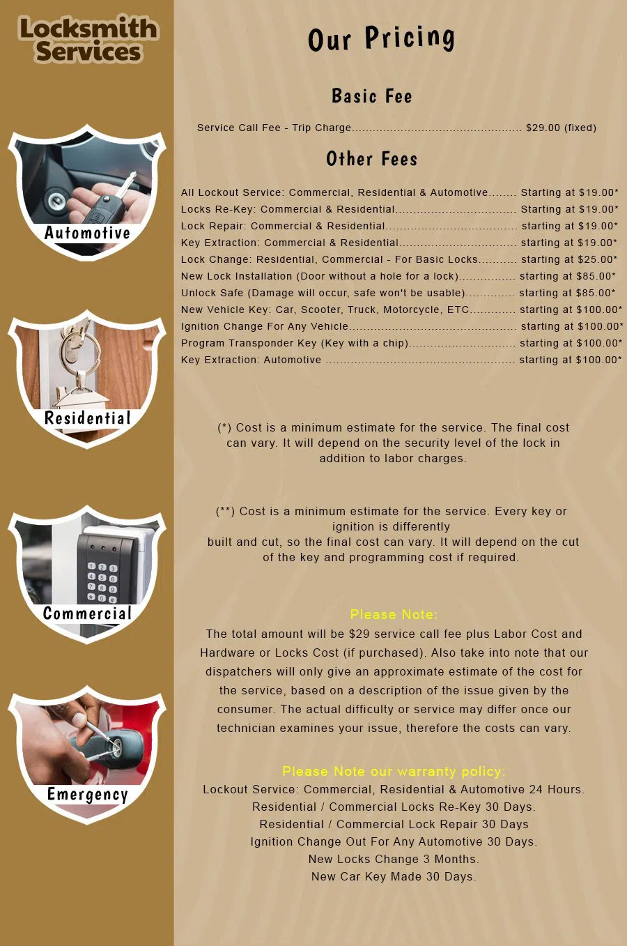 Treasure Island FL Locksmith Store Treasure Island, FL 727-228-8002